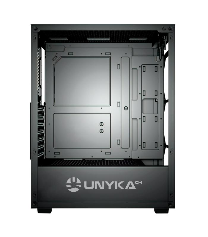CAJA ATX UNYKA GAMING MIR 100 BLACK VENTANA ARGB(SIN FUENTE)511303