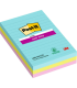 PACK 270 HOJAS NOTAS GRANDES SUPER STICKY 101X152MM 3 COLORES SURTIDOS COSMIC CON LNEAS 4690-3SS-COS POST-IT 7100234251