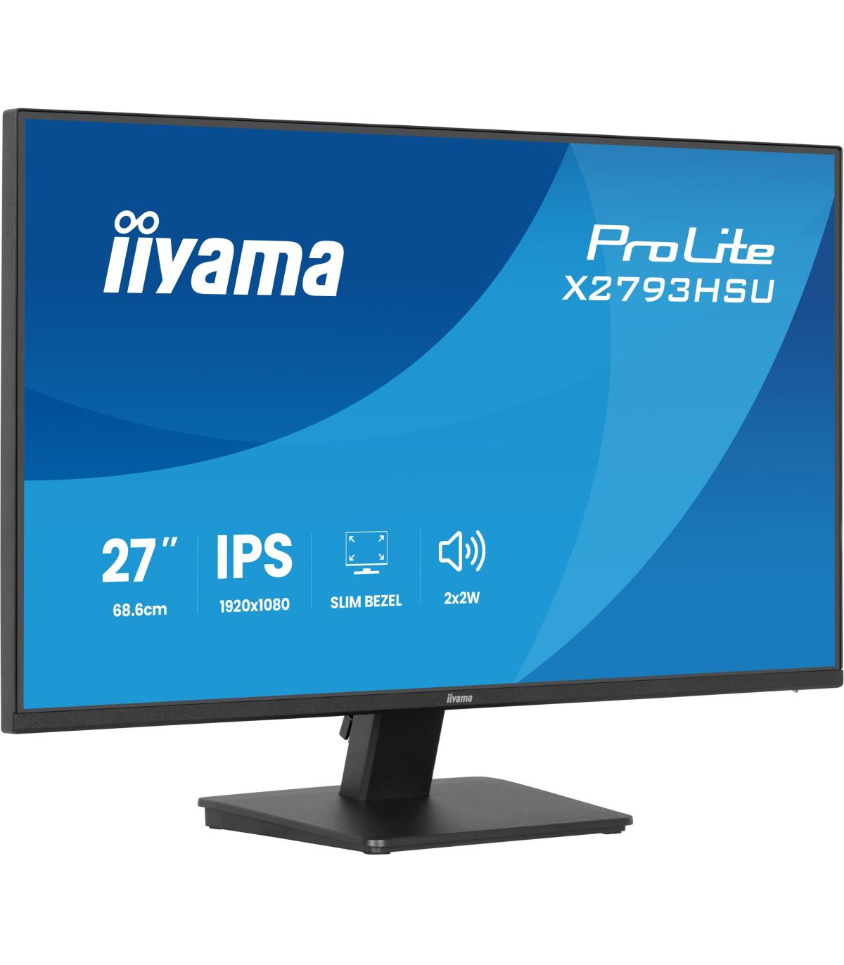 MONITOR IIYAMA PANTALLA PARA PC 68,6 CM (27") 1920 X 1080 PIXELES FULL HD LED PANEL IPS HDMI DISPLAYPORT USB