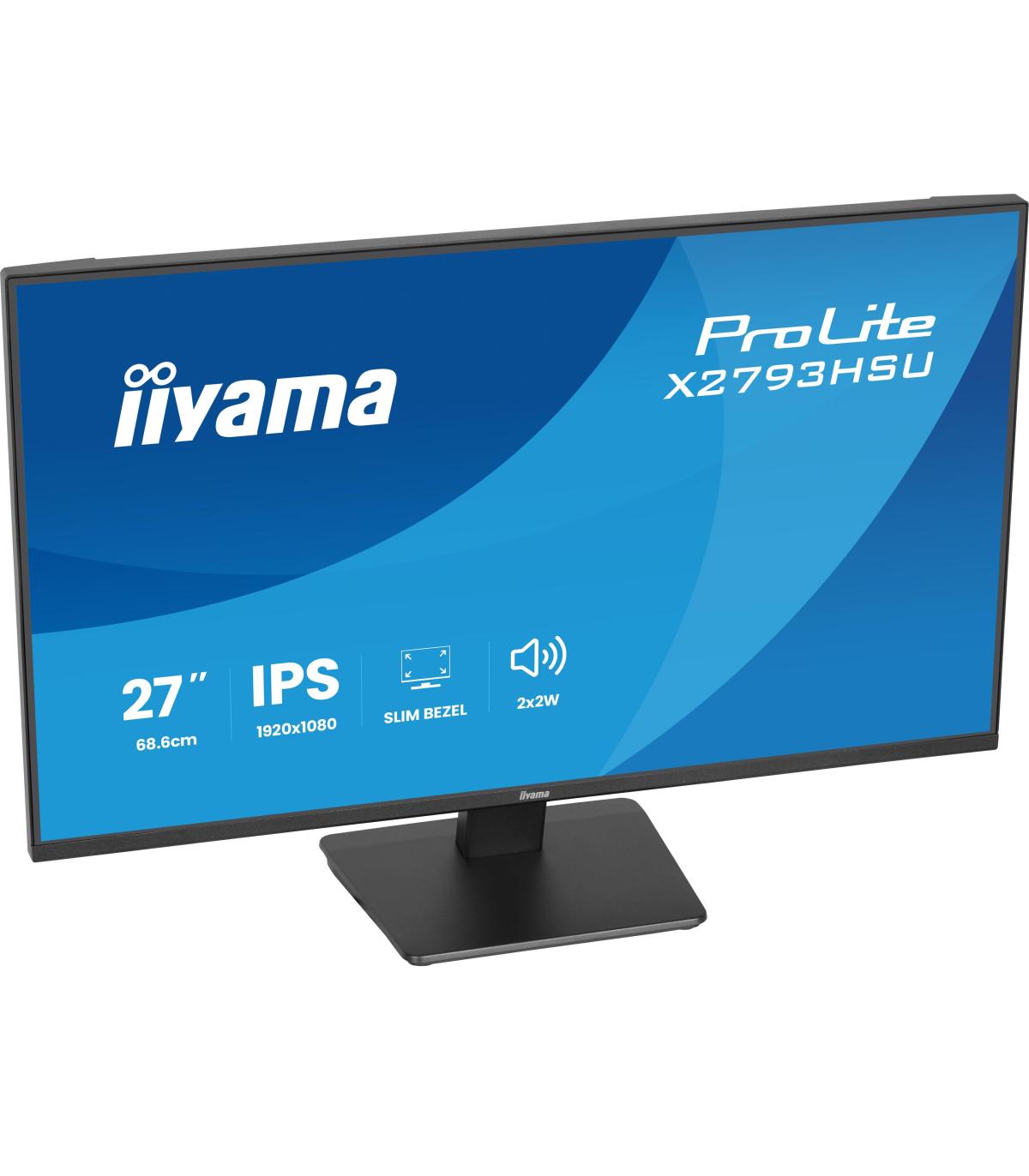MONITOR IIYAMA PANTALLA PARA PC 68,6 CM (27") 1920 X 1080 PIXELES FULL HD LED PANEL IPS HDMI DISPLAYPORT USB