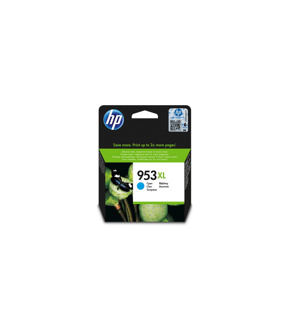HP 953XL CARTUCHO DE TINTA HP953XL CIAN (F6U16AE)