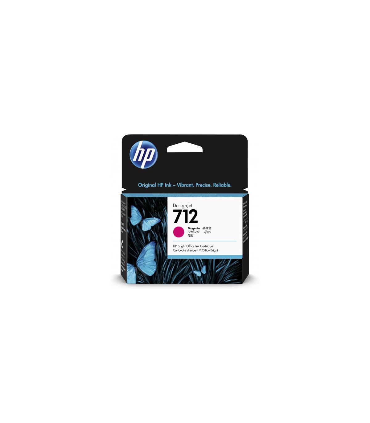 CARTUCHO GRAN FORMATO TINTA HP 712 MAGENTA (3ED68A)