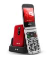 Telfono Mvil SPC Stella 3 Para Personas Mayores/ 4G/ Rojo