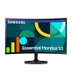 Monitor Profesional Curvo Samsung Essential Monitor S3 S36GD S24D364GAU  24'  Full HD  Negro