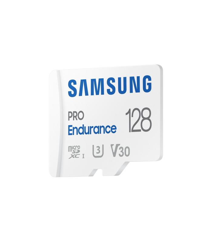 Tarjeta De Memoria Samsung Pro Endurance 128GB MicroSD XC Con Adaptador  Clase 10  100MBs