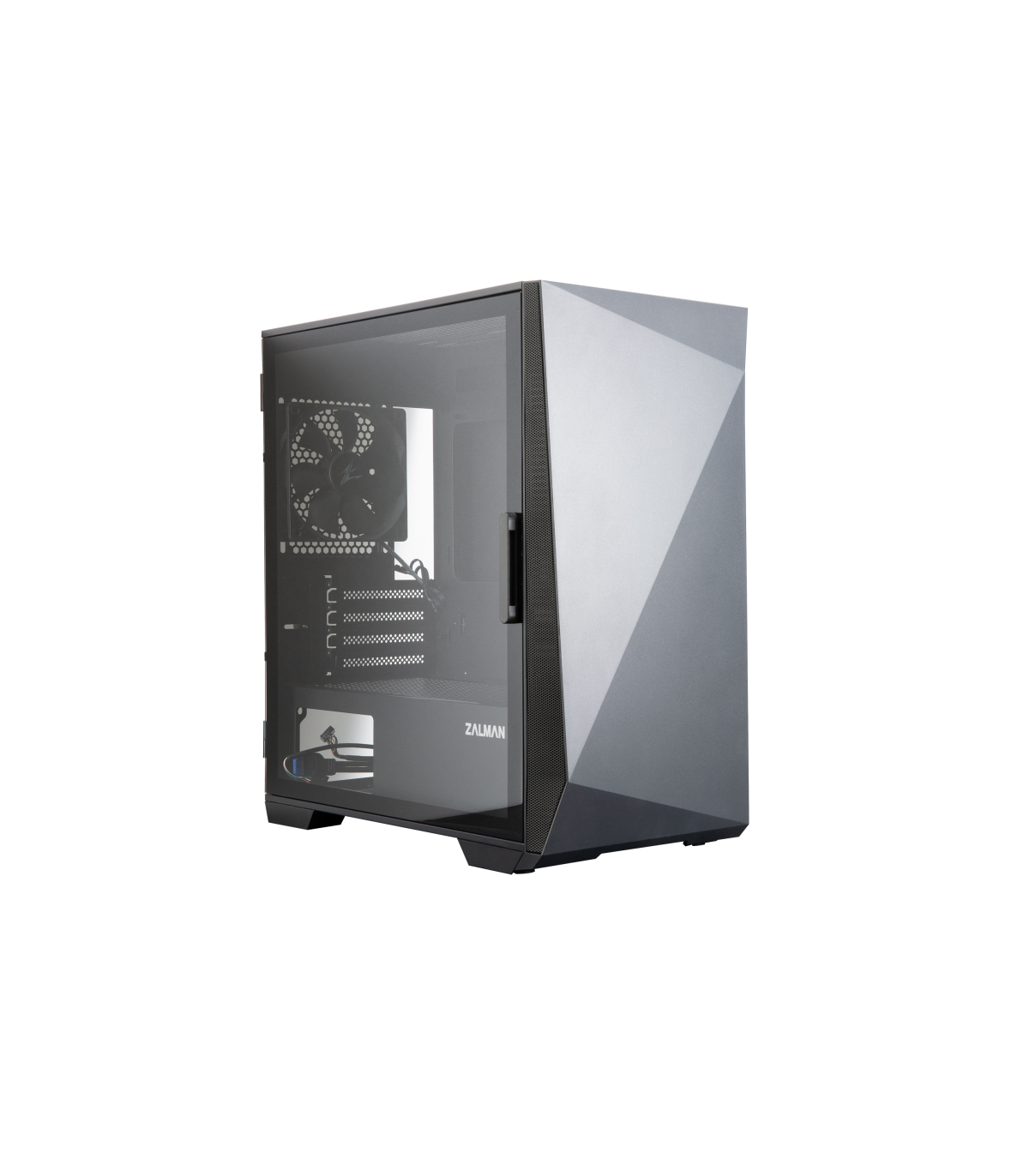 CAJA ZALMAN Z1 ICEBERG MICRO-ATX 3XVENT 120MM 2XUSB 3.0 NEGRO S/N FUENTE