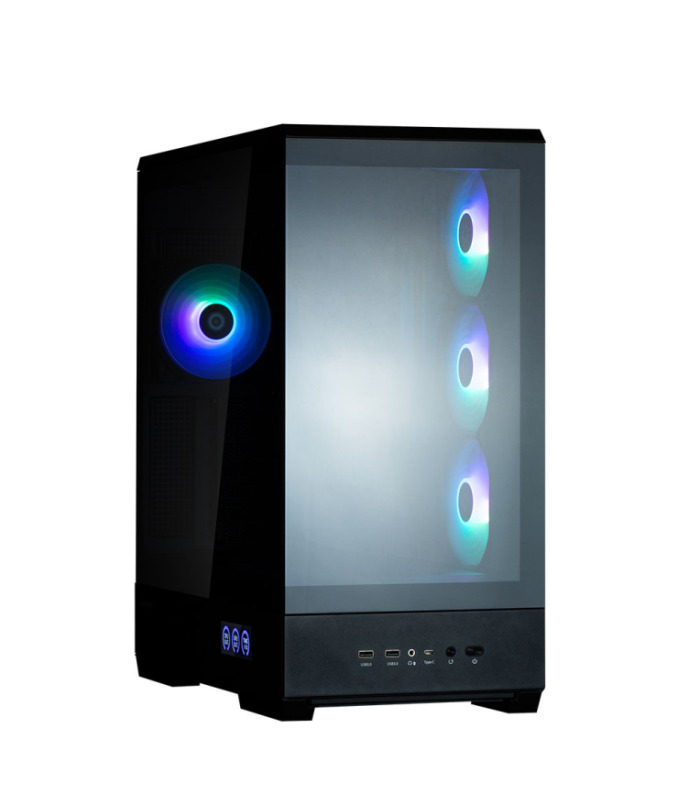 CAJA ZALMAN P50 DS ATX 4 XVENT 120MM ARGB 2XUSB 3.0 NEGRO S/N FUENTE