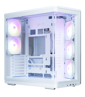 CAJA ZALMAN P60 WHITE ATX 3 XVENT 120MM ARGB 2XUSB 3.0 NEGRO S/N FUENTE