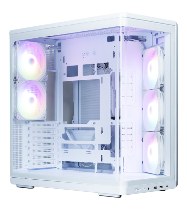 CAJA ZALMAN P60 WHITE ATX 3 XVENT 120MM ARGB 2XUSB 3.0 NEGRO S/N FUENTE