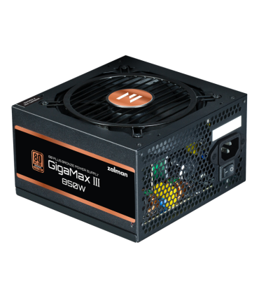 FUENTE DE ALIMENTACION ZALMAN GIGAMAXIII 850W 80 + BRONZE ATX NEGRO