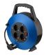 Regleta enrollable Phasak BN 3411/ 4 Tomas de Corriente/ Cable 10m/ Azul