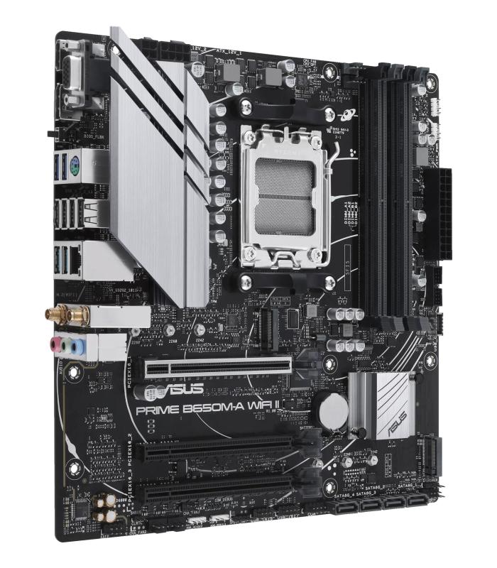 Placa Base Asus Prime B650M-A WIFI II Socket AM5  DDR5  PCIe 5.0  Micro ATX