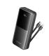 Powerbank 20000mAh Vention FHPB0/ 22.5W/ Negra/ Incluye Cable USB Tipo-C y Lightning