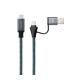 Nanocable Cable USB3.2 100W USB-C+A USB-C 2 M