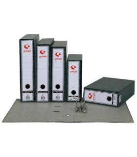 ARCHIVADOR JASPEADO ECOCLASSIC NEGRO A4 NATURAL LOMO ANCHO 290X318X75 GRAFOPLAS 7169000