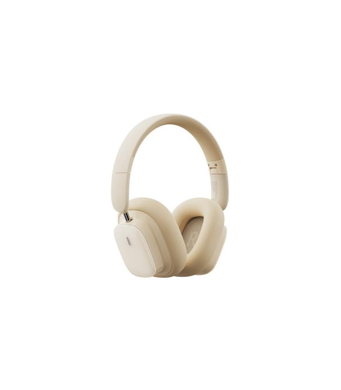 BASEUS BOWIE H1I NOISE-CANCELLATION WIRELESS HEADPHONES STELLAR WHITE
