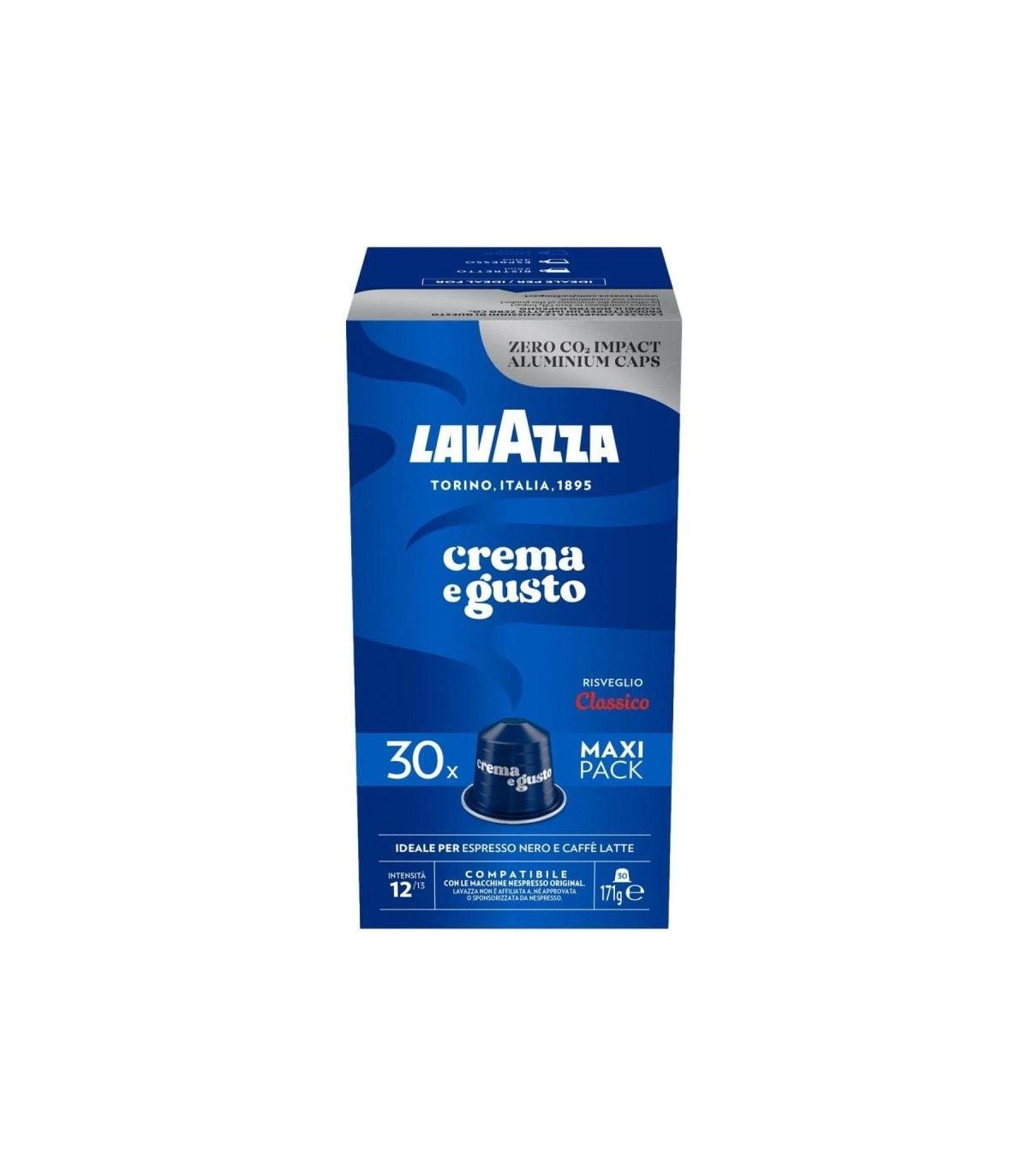 Cpsula Lavazza Crema e Gusto Clsico para cafeteras Nespresso/ Caja de 30