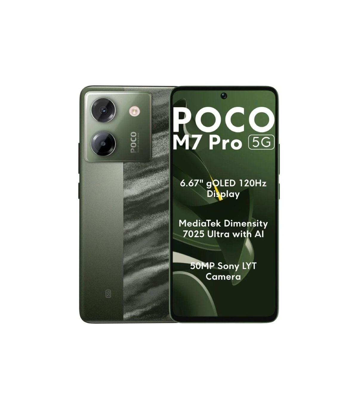 Smartphone Xiaomi POCO M7 Pro 8GB/ 256GB/ 6.67\'/ 5G/ Verde
