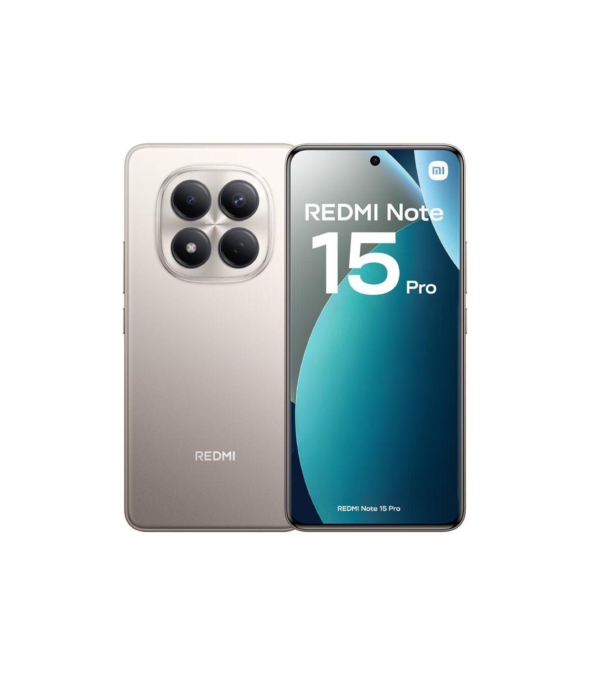 Smartphone Xiaomi Redmi Note 15 Pro 8GB/ 256GB/ 6.83\'/ Titanio