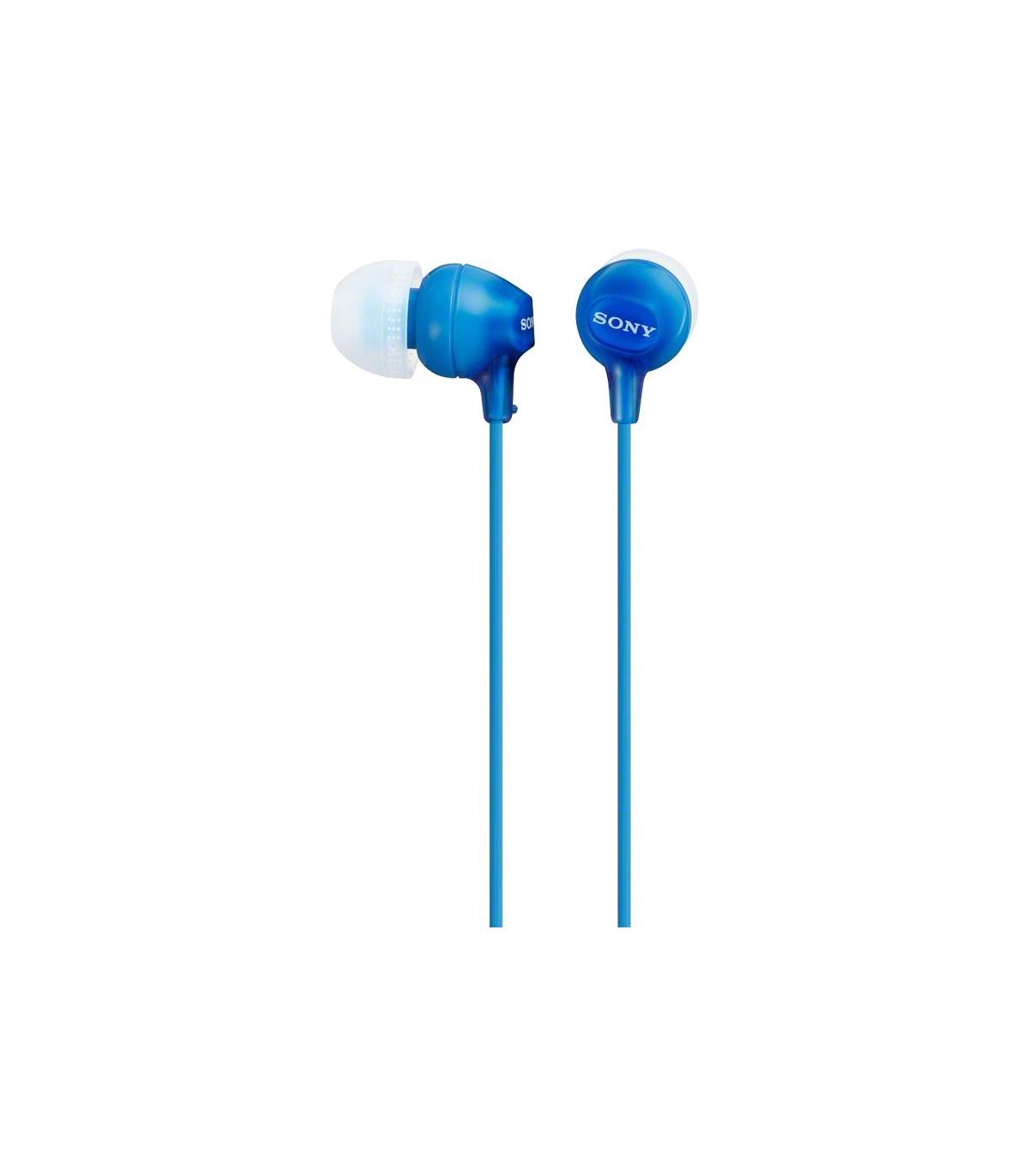 Auriculares Intrauditivos Sony MDR-EX15APLI  Con Micrfono  Jack 3.5  Azules