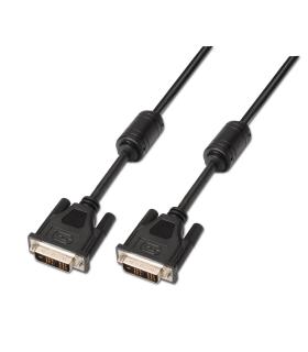Cable DVI Aisens A117-0086  DVI-D Macho - DVI-D Macho  Hasta 3W  10Mbps  1.8m  Negro