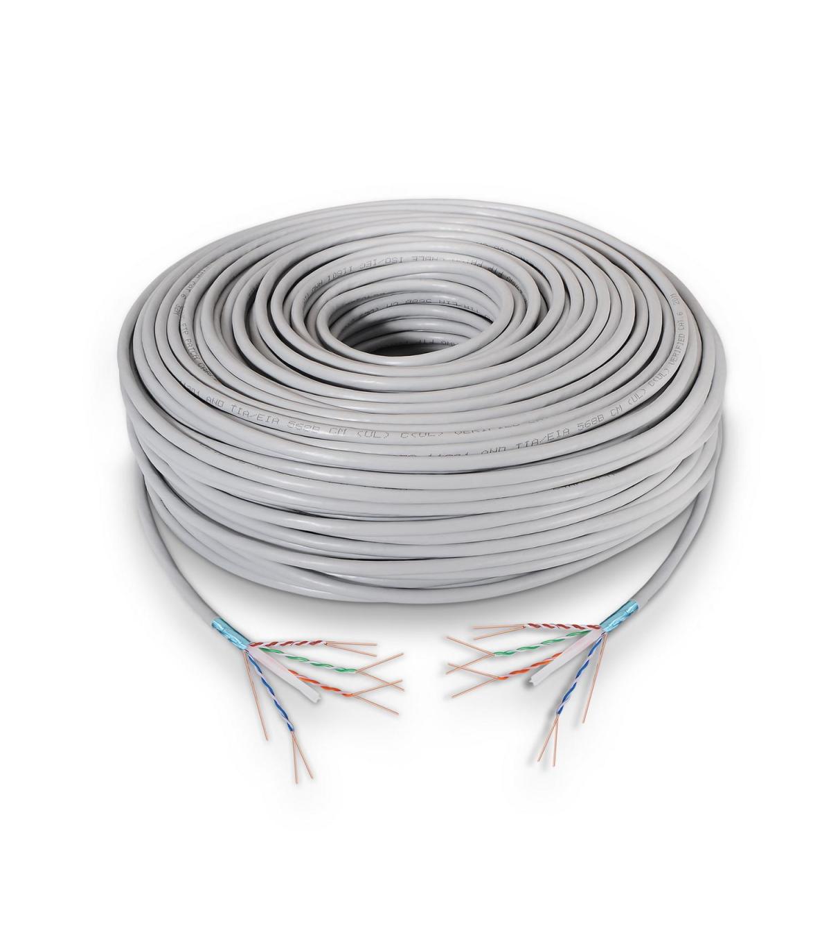 Bobina De Cable RJ45 FTP Aisens A136-0282 Cat.6  305m  Gris