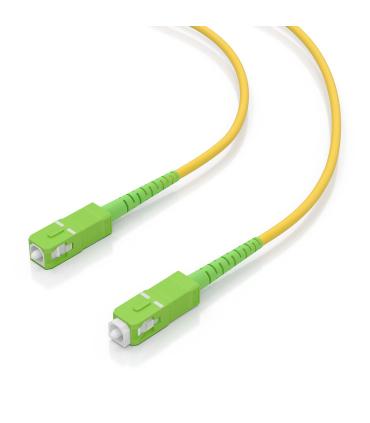 Cable De Fibra Ptica G657A2 3.0 9 125 SMF Aisens A152-0983  LSZH  7m  Amarillo
