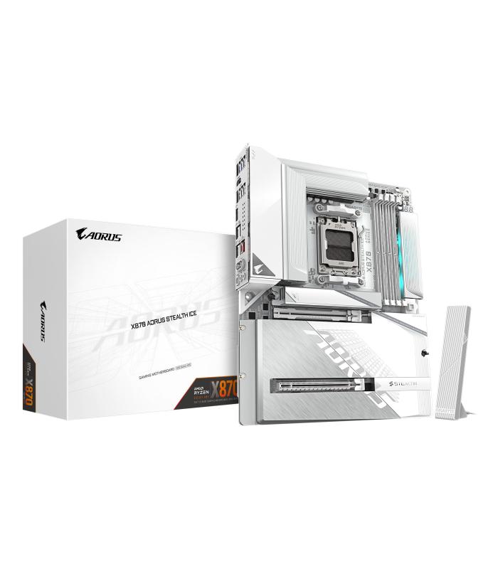 PLACA BASE GIGABYTE X870 A STEALTH ICE DDR5 AM5 ATX WIFI