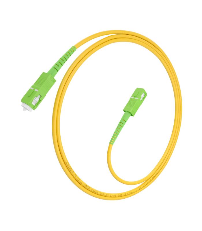 CABLE AISENS FIBRA G657A2 3.0 9 125 SMF SIMPLEX LSZH SC APC 2.0M