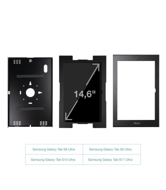 Marco Antirrobo Para Tablet TooQ TQATTE2601-L-B  Negro