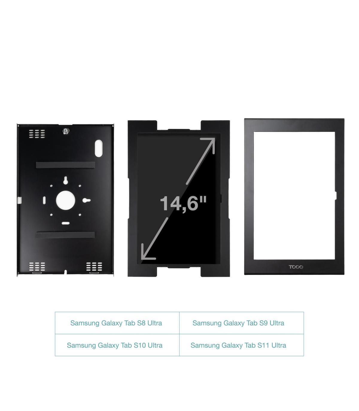 Marco Antirrobo Para Tablet TooQ TQATTE2601-L-B  Negro