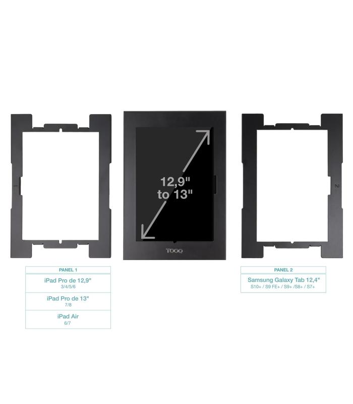 Marco Antirrobo Para Tablet TooQ TQATTE2601-M-B  Negro
