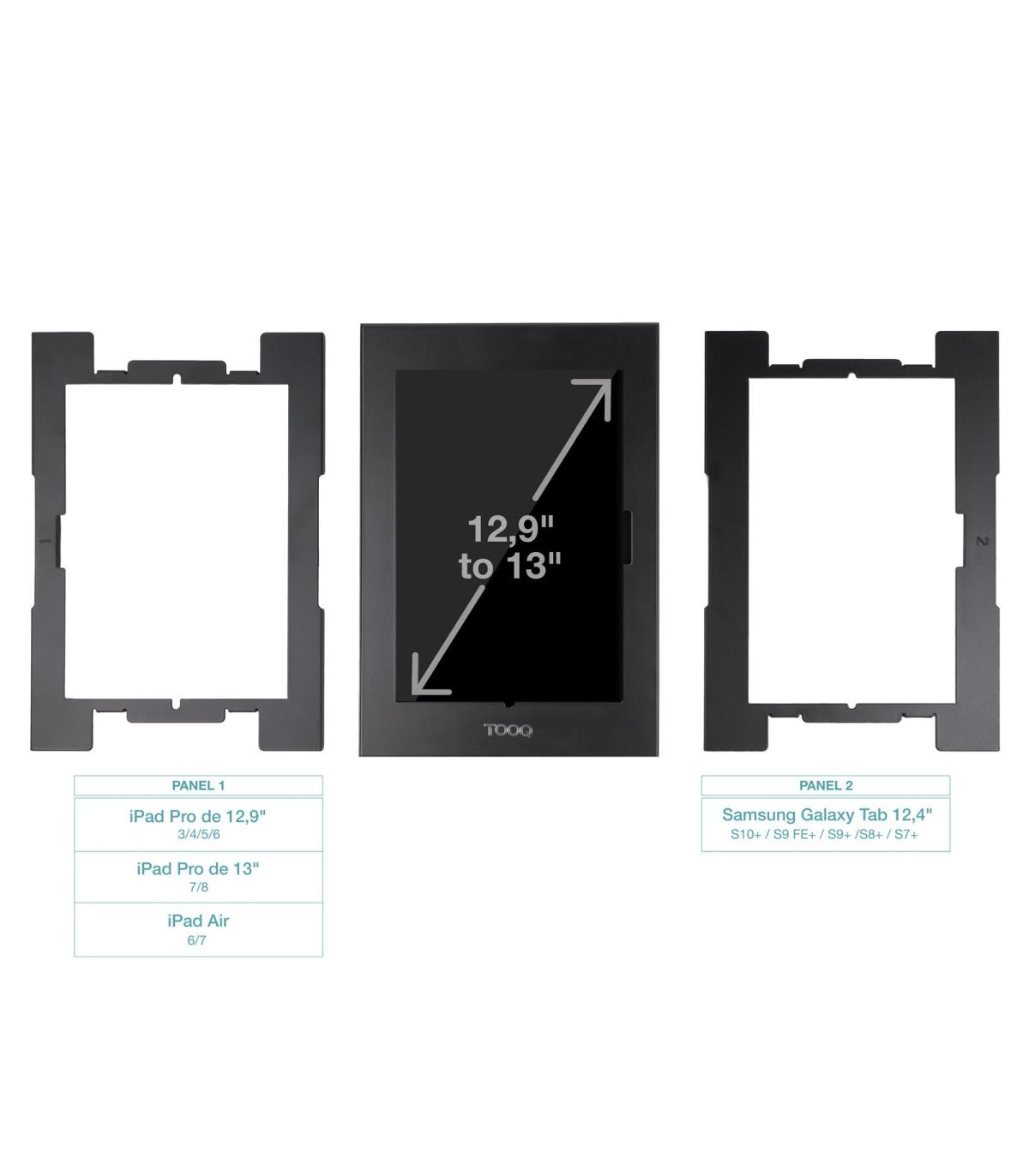 Marco Antirrobo Para Tablet TooQ TQATTE2601-M-B  Negro