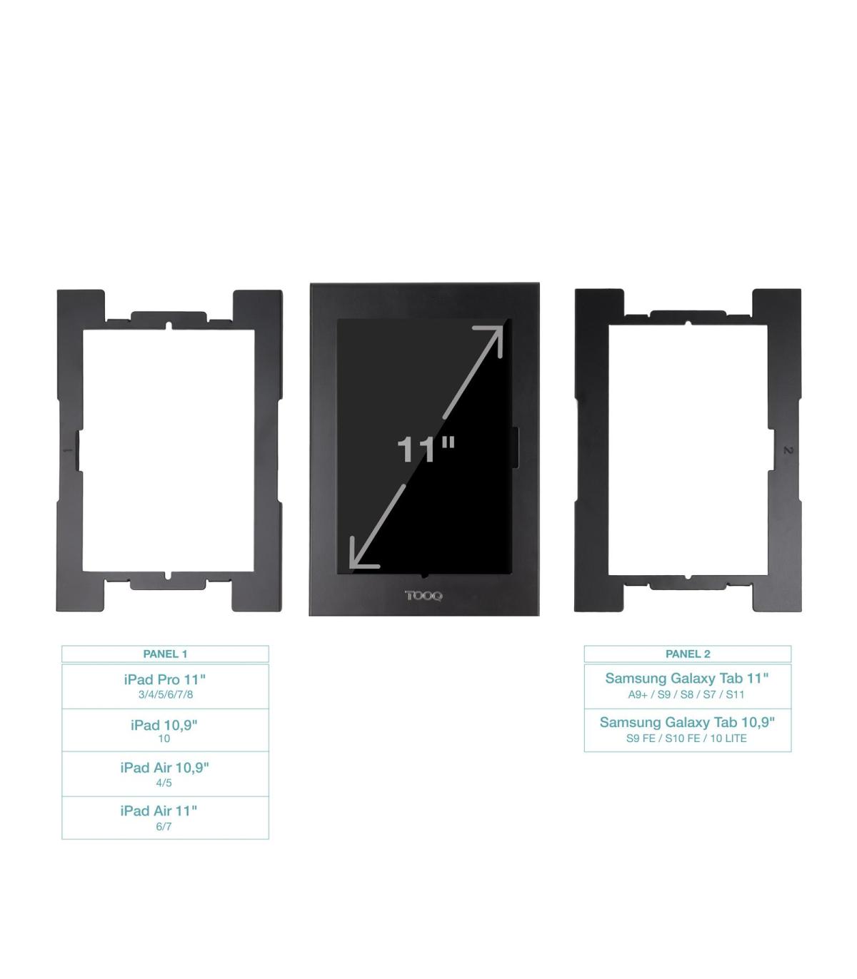 Marco Antirrobo Para Tablet TooQ TQATTE2601-S-B  Negro