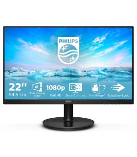 Monitor Philips V-Line 221V8A 21.5'  Full HD  Multimedia  Negro