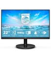 Monitor Philips V-Line 221V8A 21.5'  Full HD  Multimedia  Negro