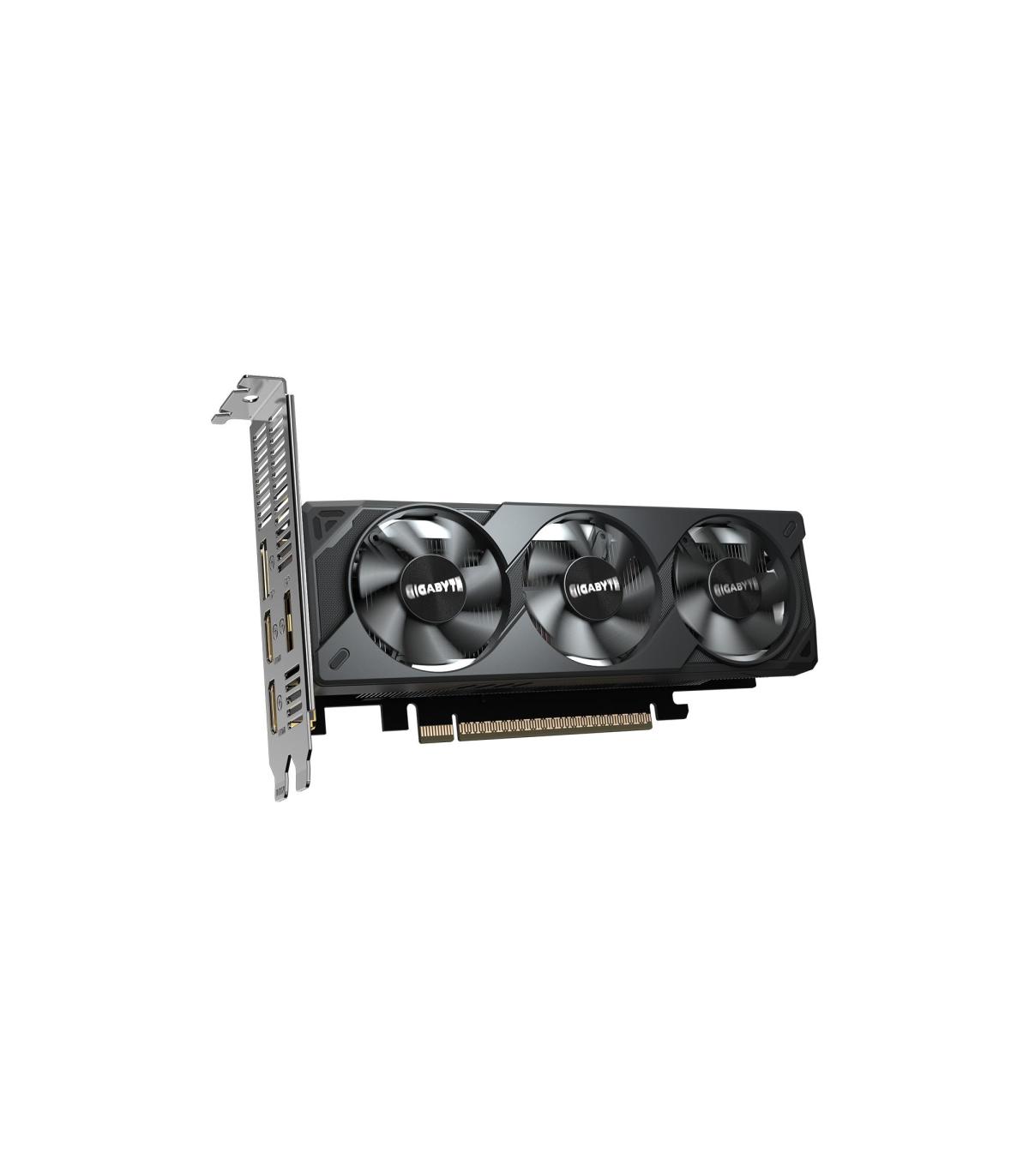 GIGABYTE GeForce RTX 5050 OC Low Profile 8G Tarjeta Grfica - 8GB GDDR6, 128bit, PCI-E 5.0, 2587MHz Frecuencia Del Ncleo, 2 X DP,