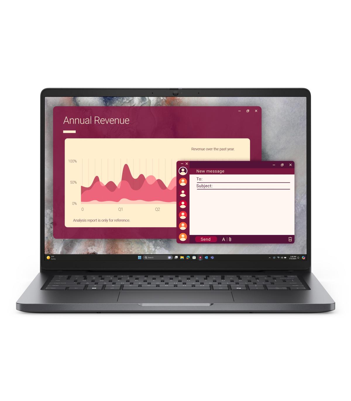 PORTATIL DELL PRO 14 PC14250 CORE 5 120U 16GB 512GB 14"FHD W11P