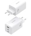 CARGADOR DE PARED GAN AISENS ASCH-100W3P051-W  2XUSB TIPO-C 1XUSB  100W