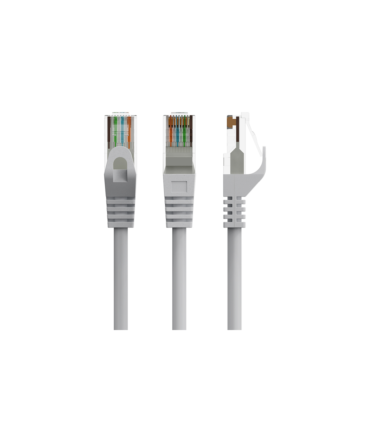 CABLE RED GEMBIRD UTP CAT6 0,5M GRIS