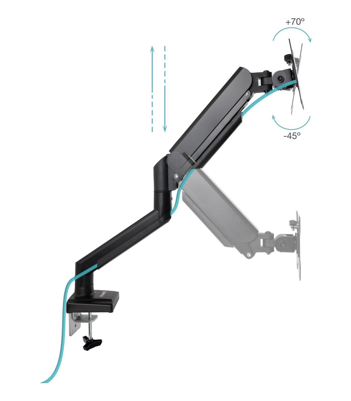 Tooq Soporte Mesa DB1334TNR-B 1 Brazo 13-34"