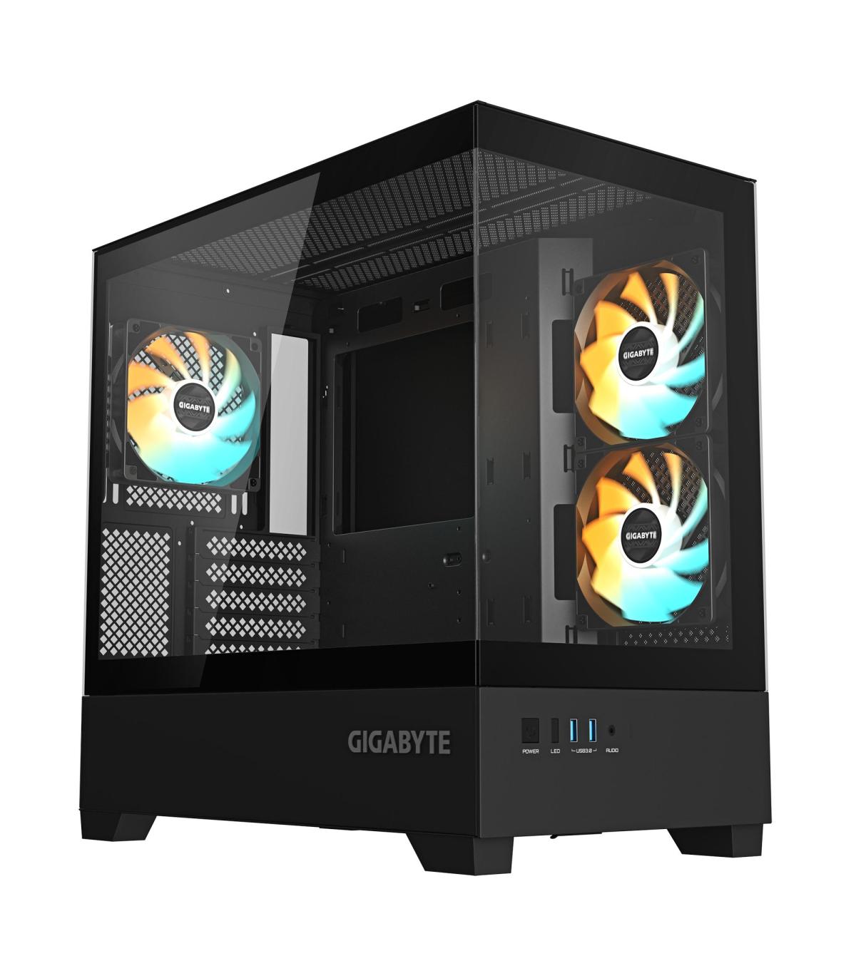 CAJA GIGABYTE M-ATX C201P 3XVENT 120MM NEGRO