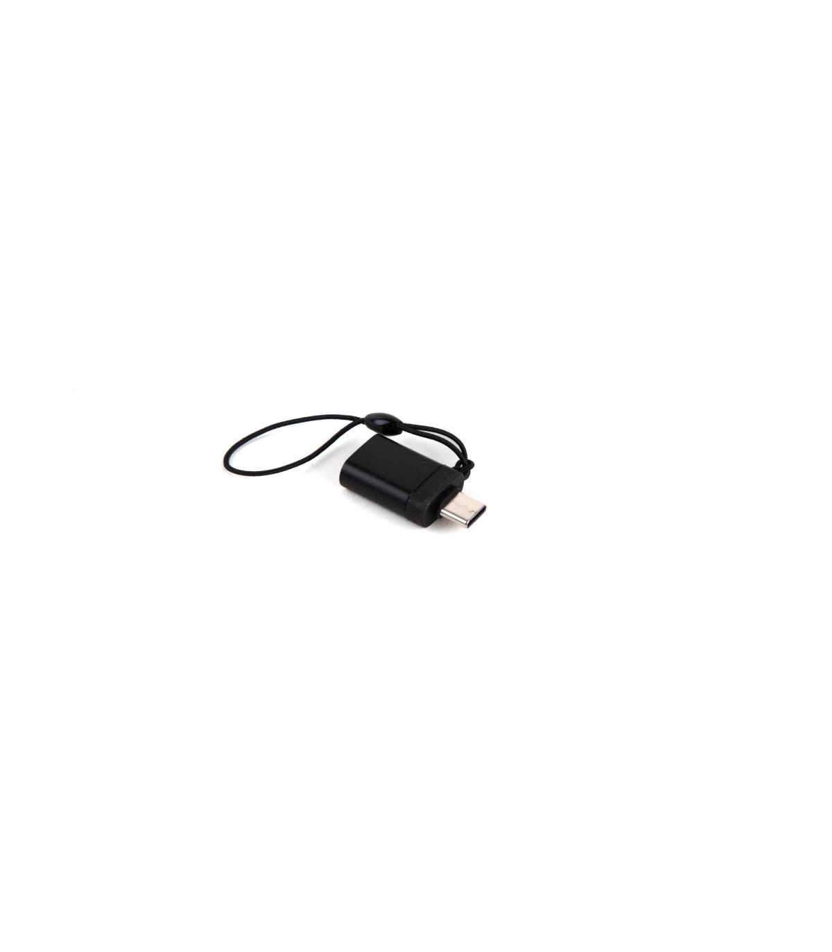 Iggual Adaptador USB OTG Tipo C A USB-A 3.1 Negro