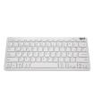 Iggual Teclado Bluetooth Slim TKL-BT Plata 2 Canal