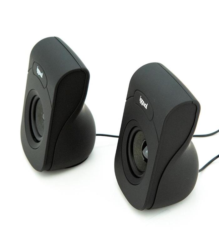 Iggual Altavoces 2.0 6W Mini-jack + USB