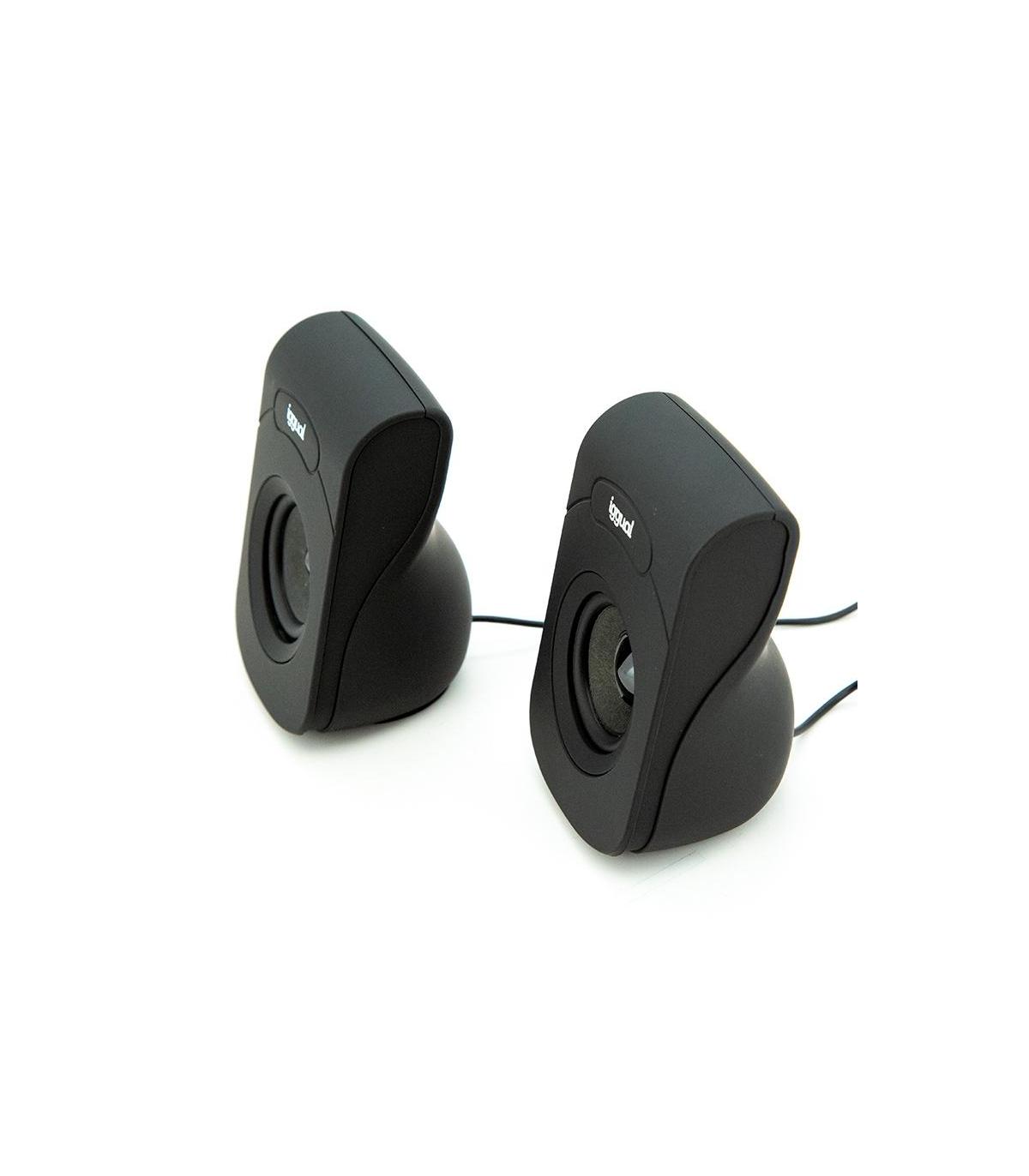Iggual Altavoces 2.0 6W Mini-jack + USB