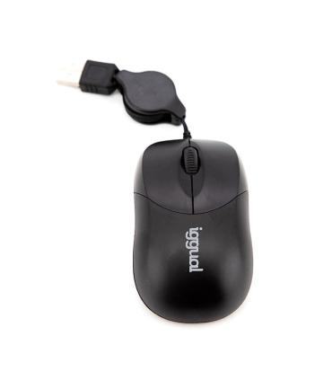 Iggual Ratn Retrctil COM-BASIC-800DPI Negro