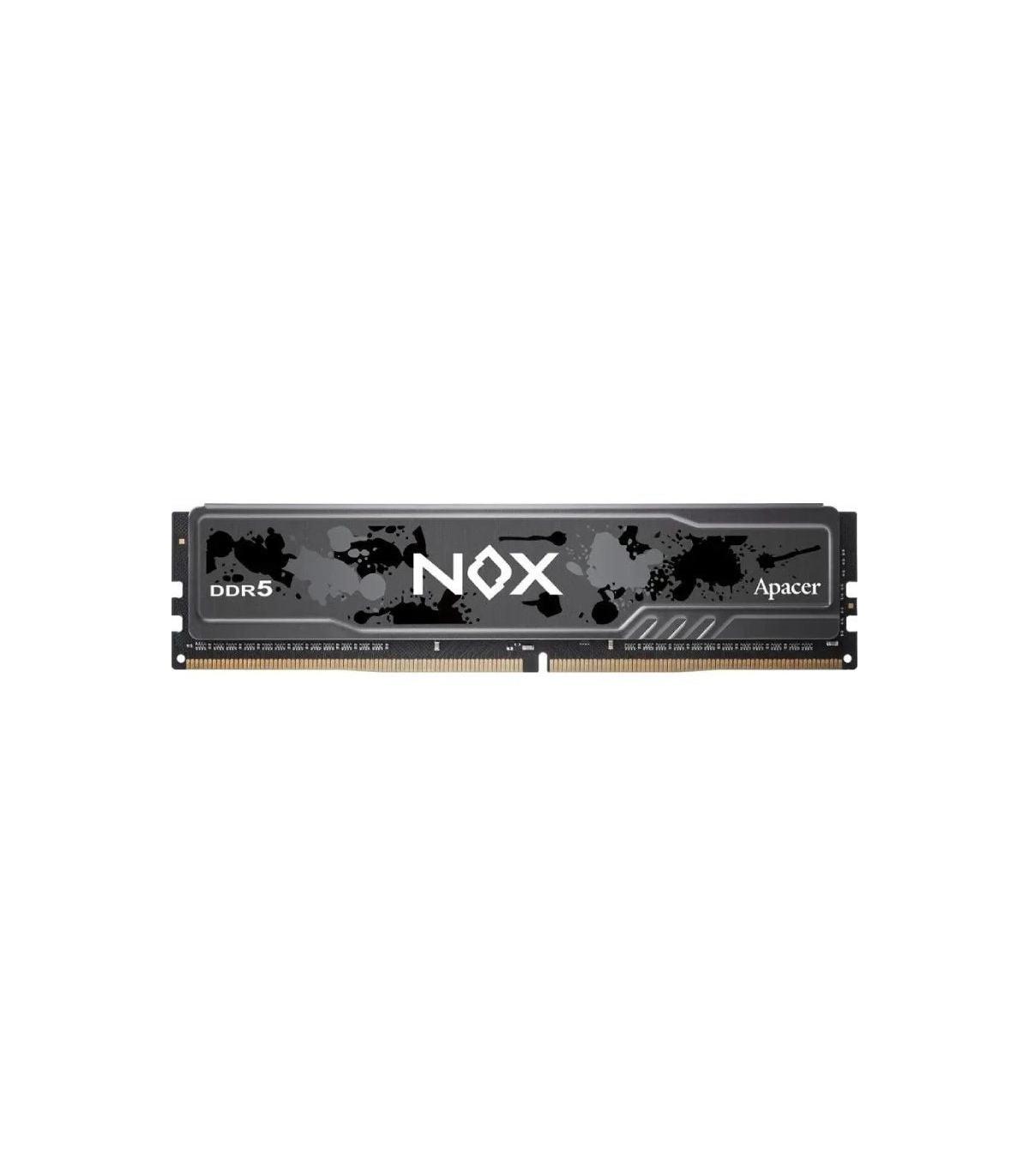 Memoria RAM Apacer NOX 16GB/ DDR5/ 6000MHz/ 1.25V/ CL38/ DIMM