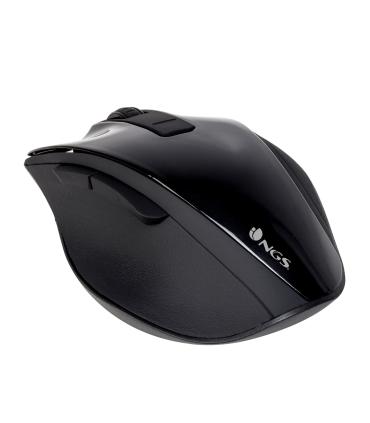 RATON  NGS INALAMBRICO BOW USB NEGRO
