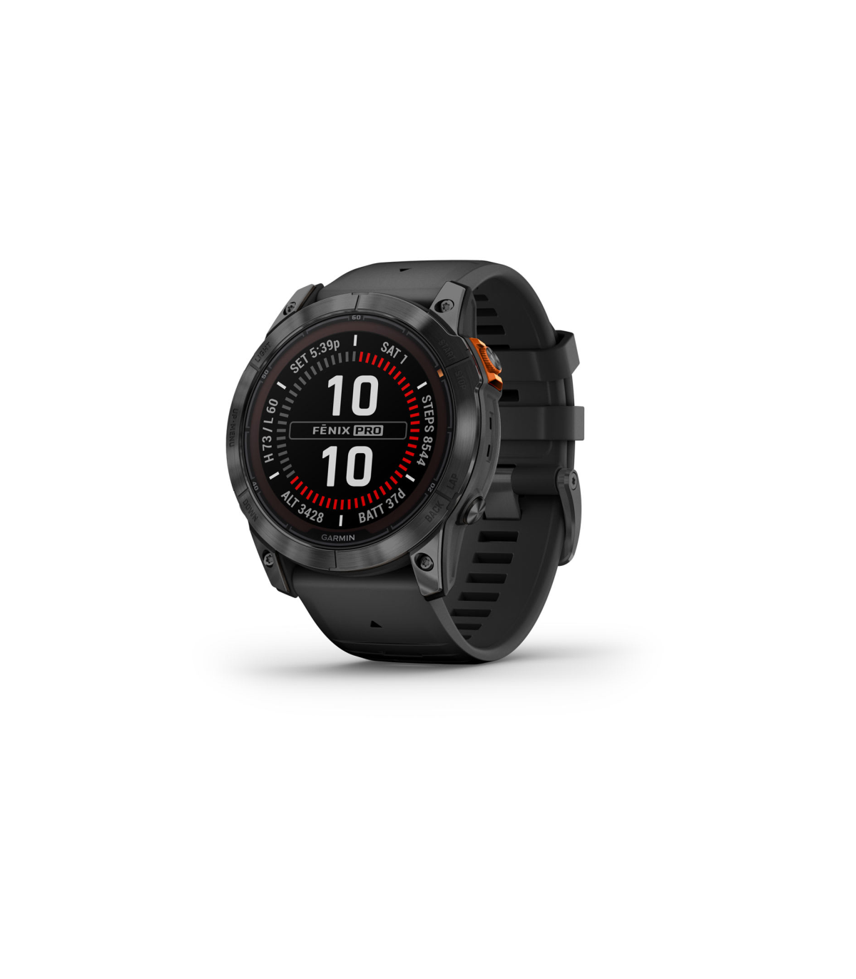 SMARTWATCH GARMIN FENIX 7X PRO SOLAR GRIS CORREA NEGRA
